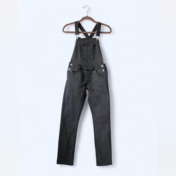 Levi’s | Youth Girl Washed Denim Overalls | 14 Reg - Picture 1 of 7